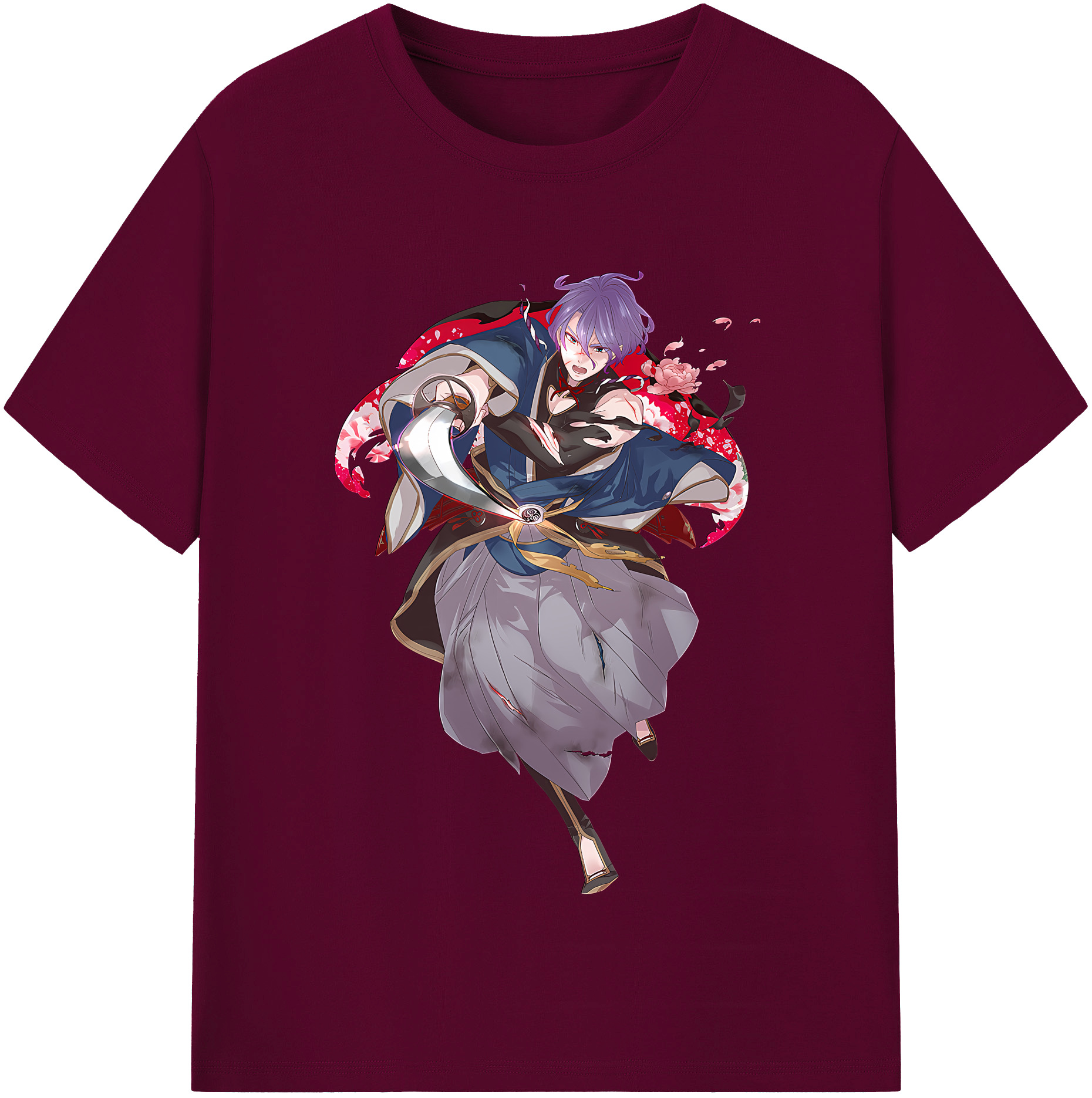 （画像用） 刀剣乱舞 Touken Ranbu レディースカジュアルプリントTシャツ（綿100％）